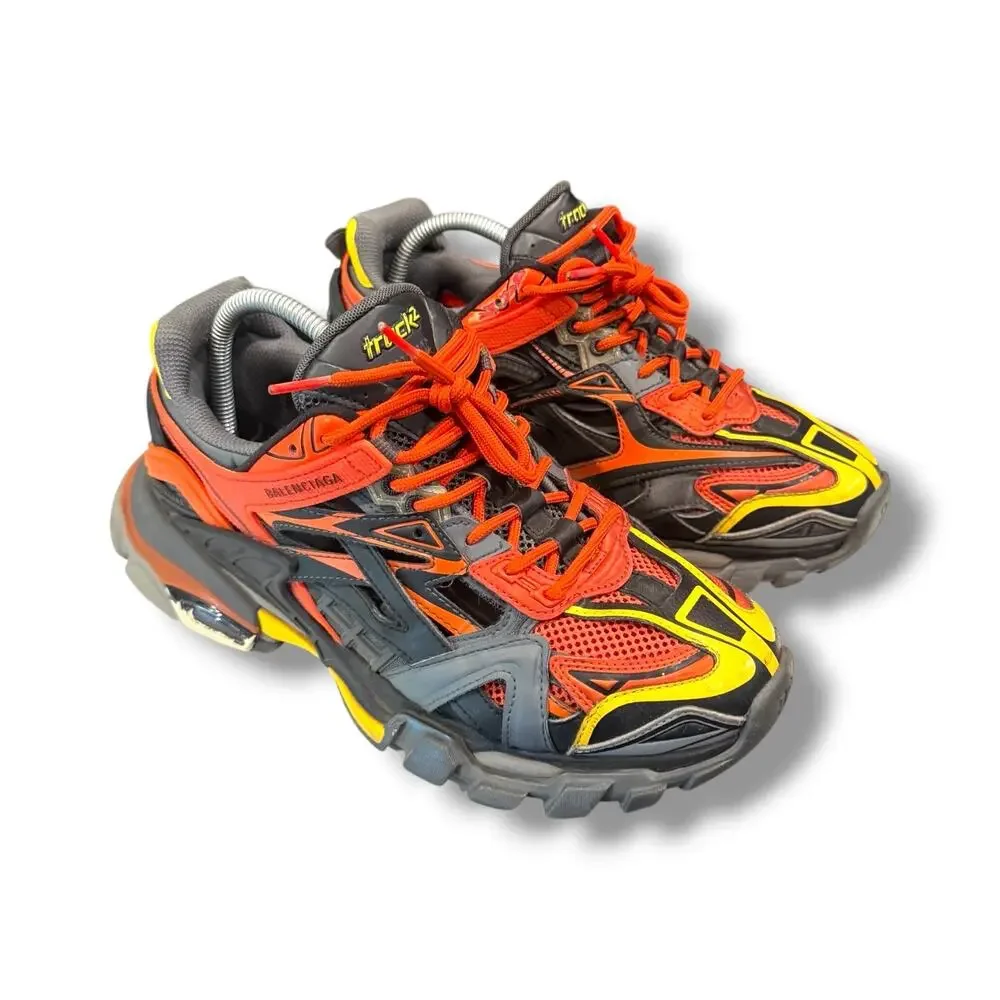 Balenciaga Track 2 ‘Orange Black’ Sneaker | Size 41EU(8US)